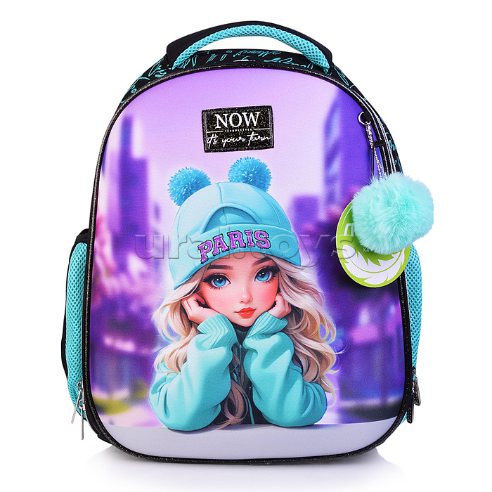Рюкзак "Choice Lite. Paris Girl" школьный жесткий 38x29x17 см (17 л) вес 800 г, 1 отделение на молнии с разделителями для учебников, 1 отделение с органайзером, 2 боковых кармана сеткой на резинке Рюкзак "Choice Lite. Paris Girl" школьный жесткий 38x29x17 см (17 л) вес 800 г, 1 отделение на молнии с разделителями для учебников, 1 отделение с органайзером, 2 боковых кармана сеткой на резинке