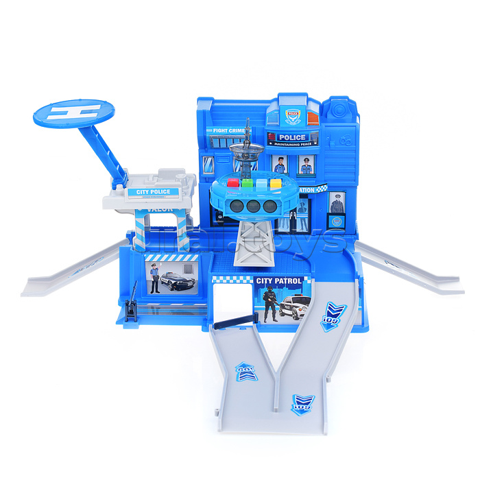 Игровой набор "Аэропорт" в коробке (синий)