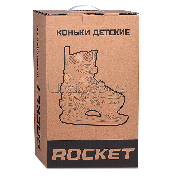 Коньки детские S сиреневые