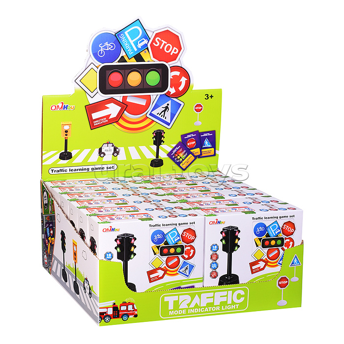 Игровой набор "Дорожные знаки" в коробке Игровой набор "Дорожные знаки" в коробке