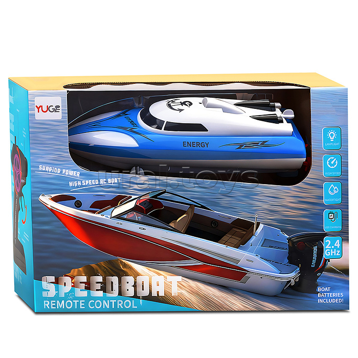 Лодка "Свет" р/у, 27MHz, в коробке