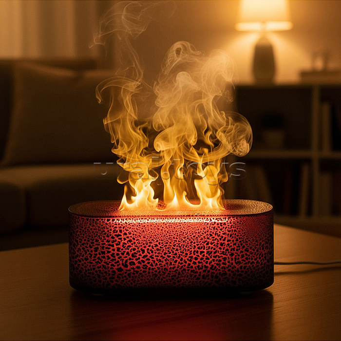 Светильник-увлажнитель  "Чёрная лава" в коробке