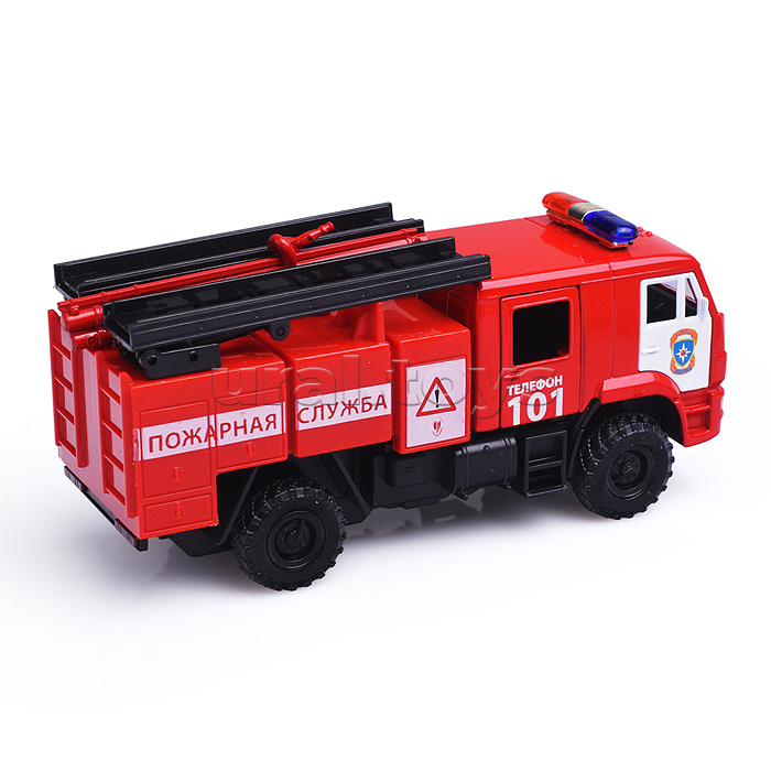 Машина металл Камаз-43502 МЧС 15,5 см, двери, подв дет, инер, кор. Машина металл Камаз-43502 МЧС 15,5 см, двери, подв дет, инер, кор.