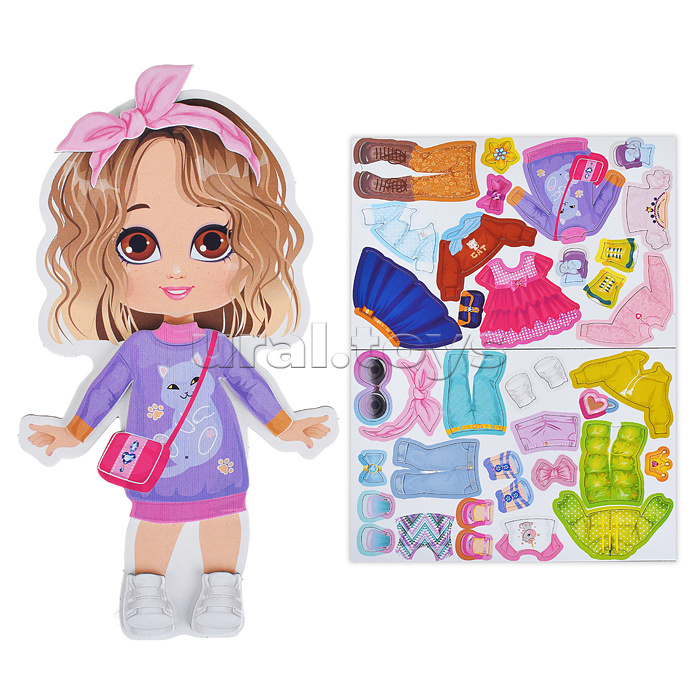 Игра магнитная "Одевашки. Модная девчонка. Ксюша"