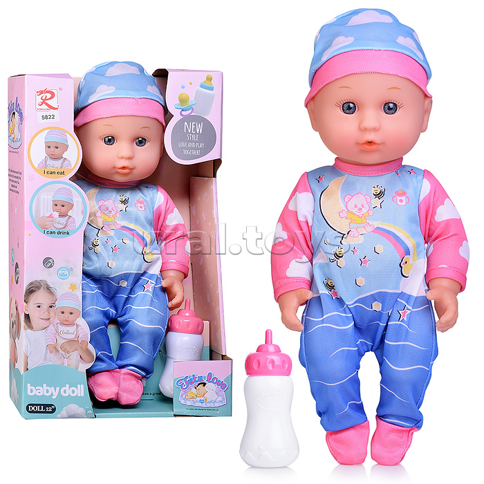 Пупс "Мишенька" с аксессуарами, в коробке