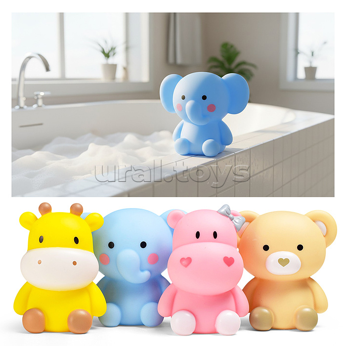 Набор для купания " Зверюшки поплавушки" в пакете