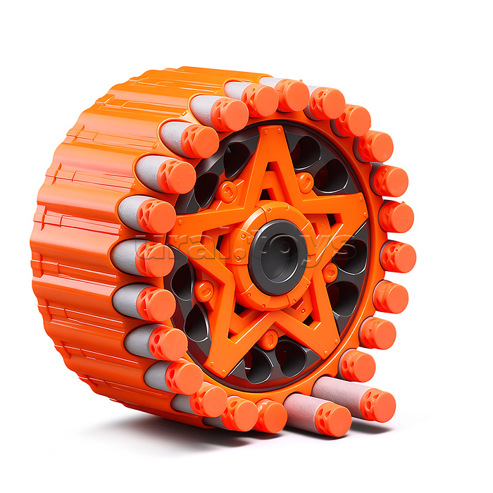 Бластер "Кибер-Вспышка" с полимерными пулями, в коробке