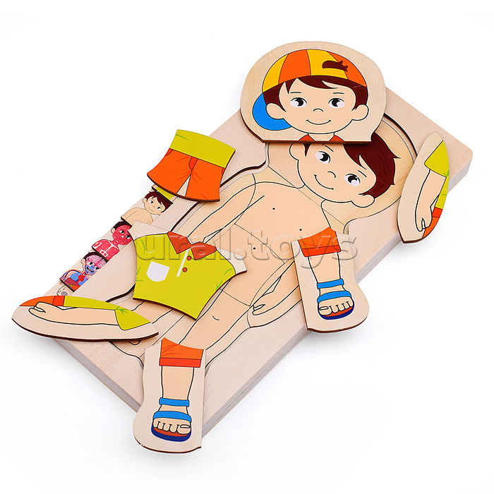 Пазл-вкладыш "Мальчик