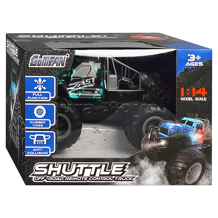 Машина "Яркий багги" р/у, 27 MHz, в коробке