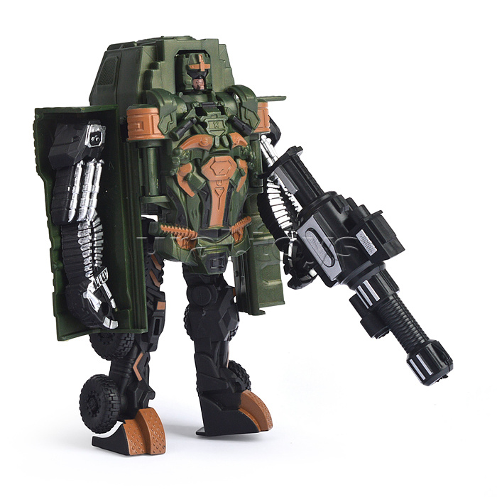 Робот трансформирующийся в военную машину, в коробке