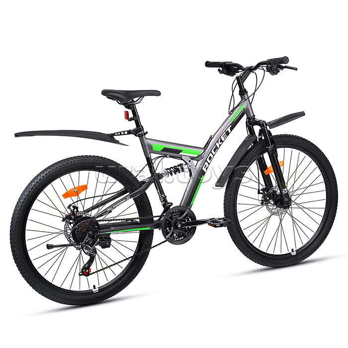 Велосипед 26" Rocket Azkar Pro, цвет серый, размер 18"