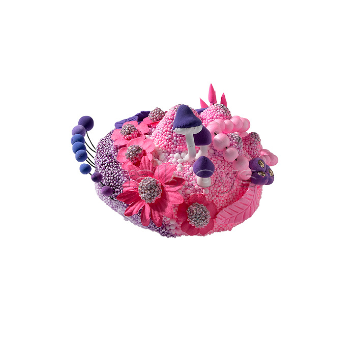 Легкий пластилин "Глюкосад": малый розовый набор