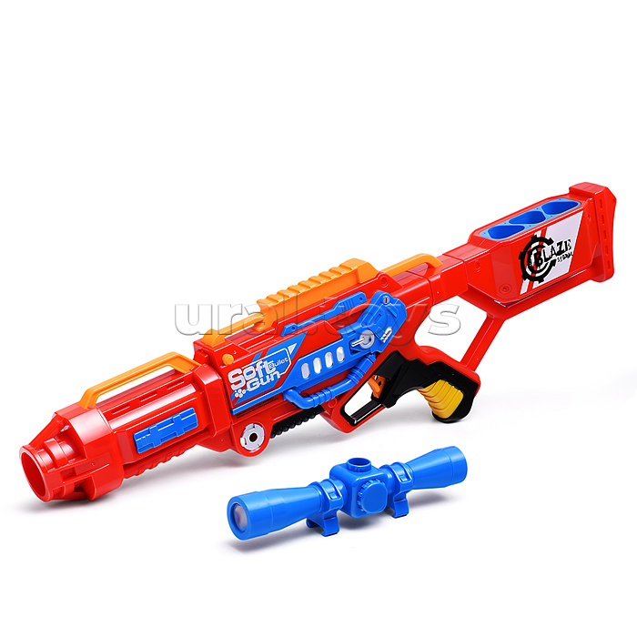 Бластер "Нападение" с мягкими пулями, в коробке