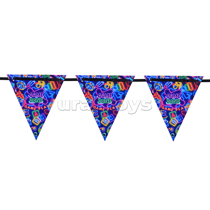 Флажки-растяжка "Game zone"