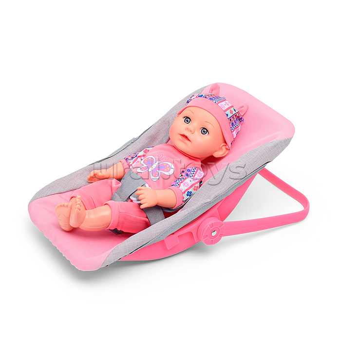 Люлька для кукол, с ручкой для переноски и ремнем безопасности