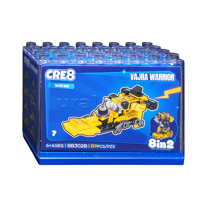 Конструктор "Супер-перевоплощение" 8 в 1 в коробке