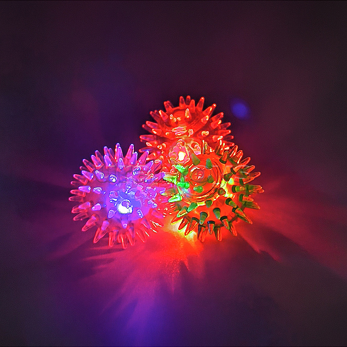 Мяч-ёж "Неоновый цвет" (5,5 см.) в коробке