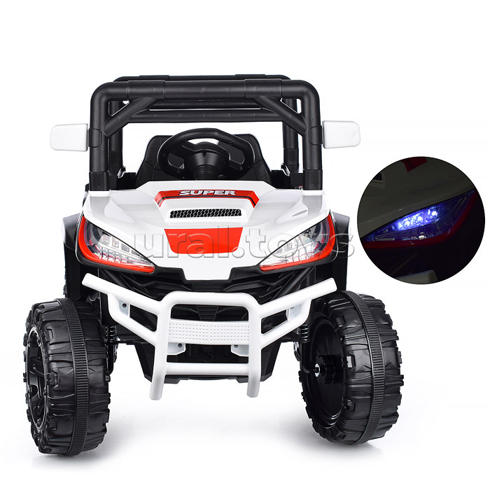 Электромобиль "Спорт" на аккумуляторе, в коробке (белый)