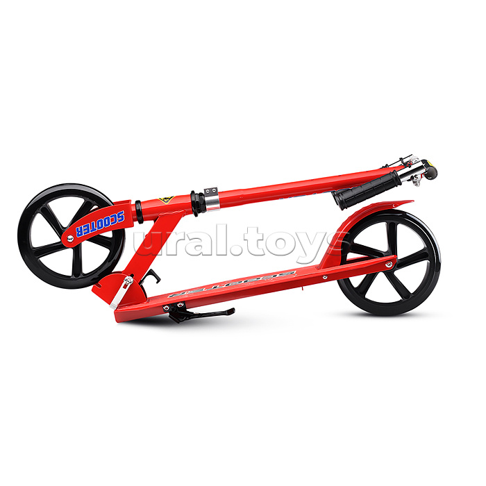 Самокат 2-х кол., красный, в коробке