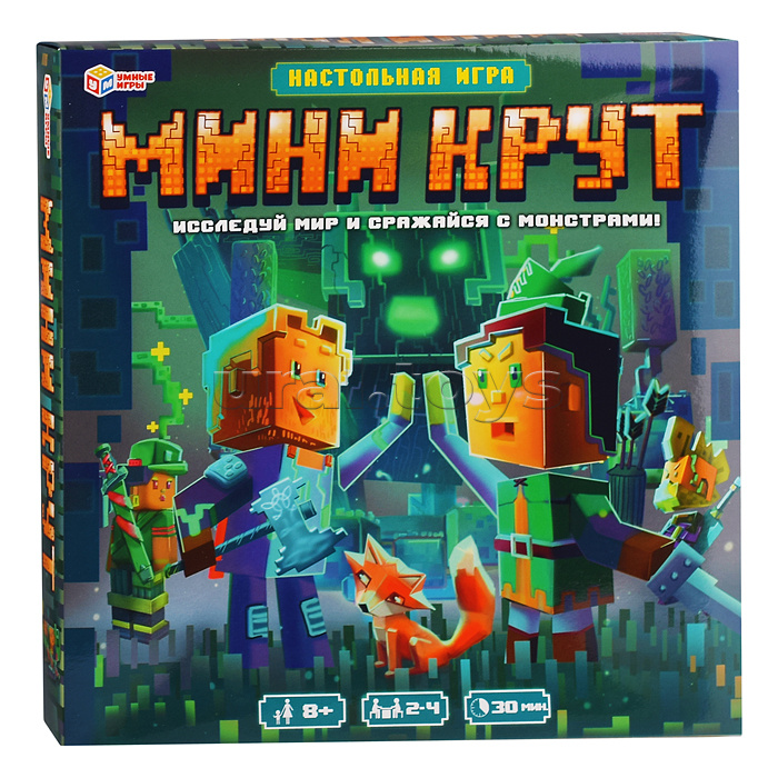 Настольная игра-ходилка квадрат "Мини-Крут"