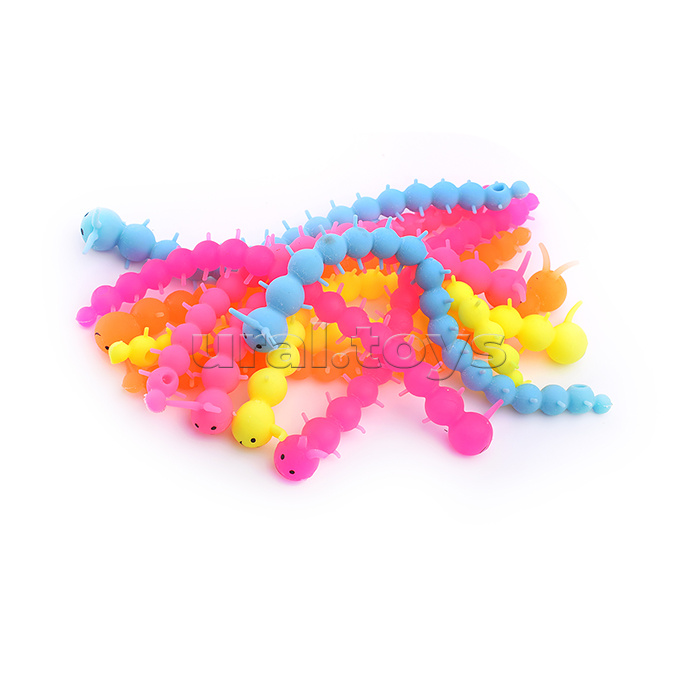 Игрушка-антистресс "Многоножка яркая"