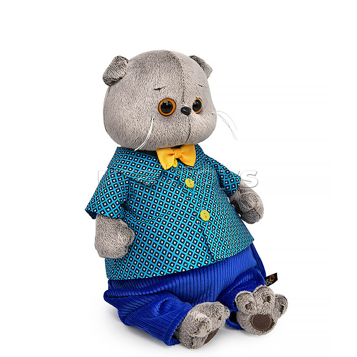 Кот Басик в рубашке с ромбами и брюках Кот Басик в рубашке с ромбами и брюках