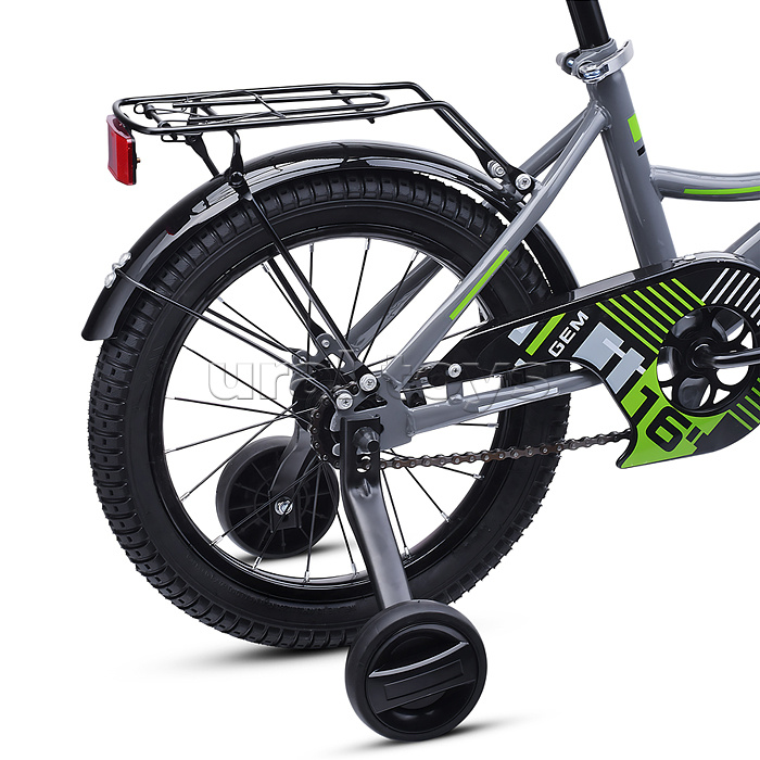 Велосипед 16" Rocket Gem, цвет серый