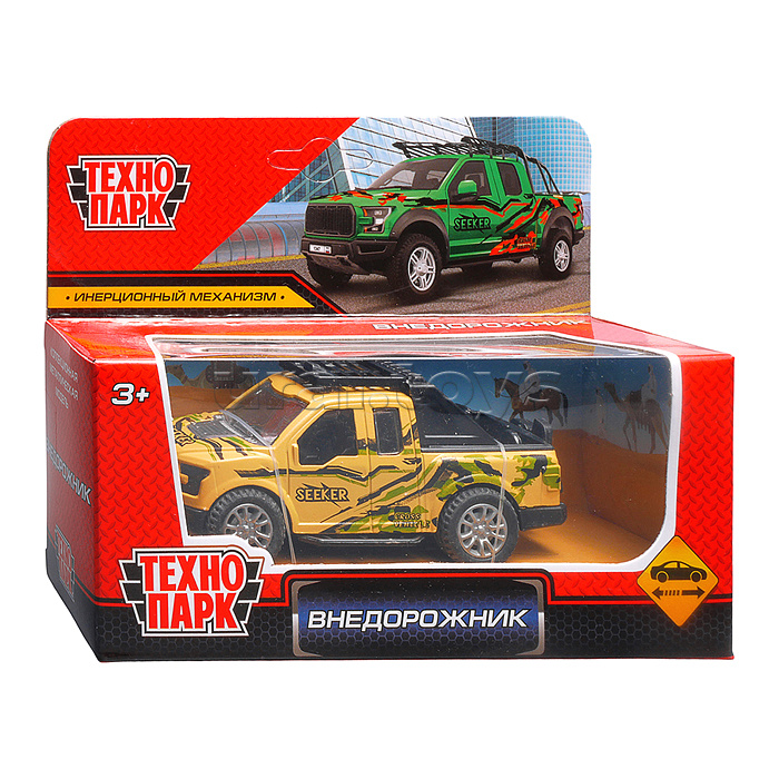 Машина металл "Внедорожник" 11 см, инерция, в ассортименте, в коробке