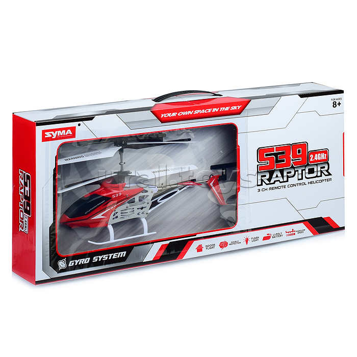 Вертолет "Raptor" р/у, в коробке Вертолет "Raptor" р/у, в коробке