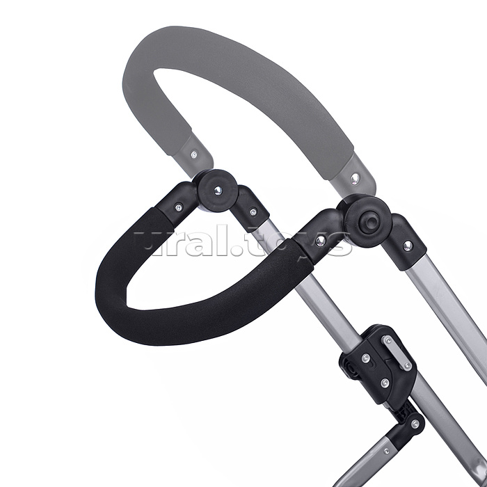 Коляска для кукол металлическая, цвет розово-бордовый в пакете