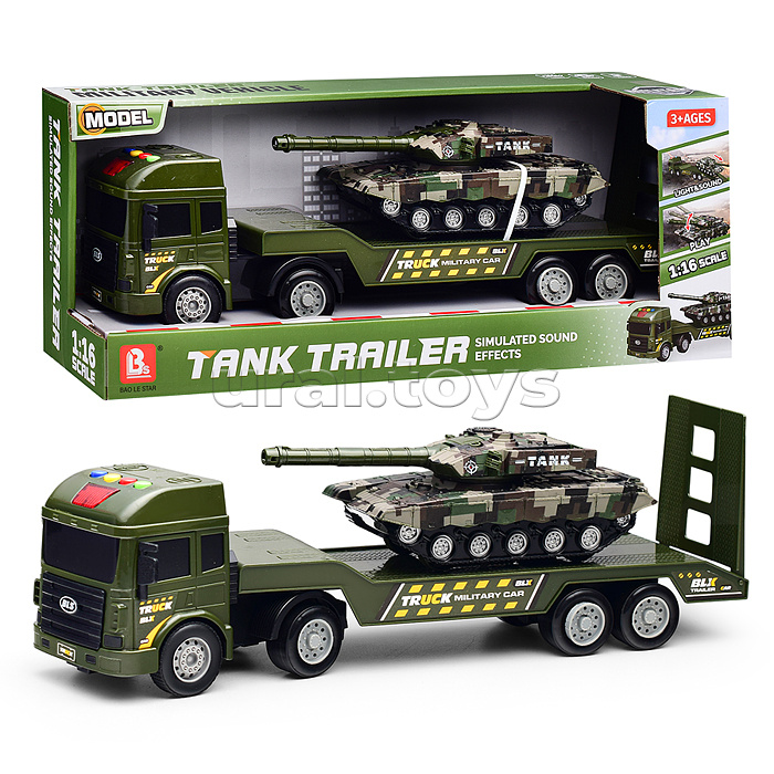 Машина "Tank trailer" в коробке
