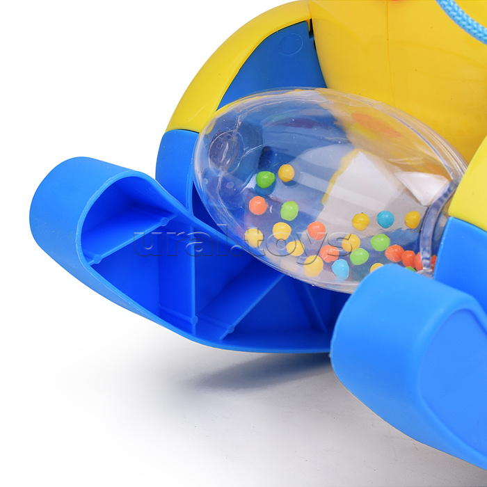 Сортер-металлофон "Лошадка" (цвет желтый) в коробке