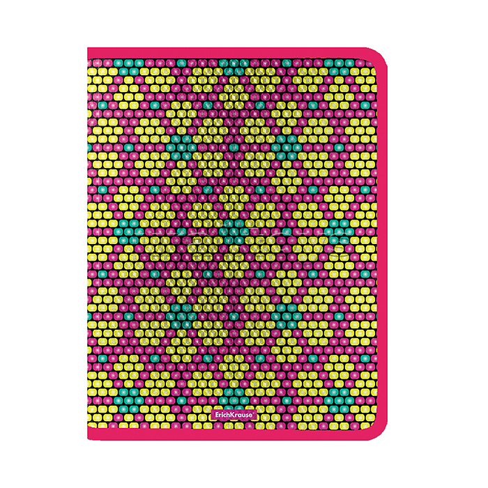 Папка для тетрадей на молнии пластиковая Pink&Yellow Beads, А4 (в пакете по 4 шт.) Папка для тетрадей на молнии пластиковая Pink&Yellow Beads, А4 (в пакете по 4 шт.)