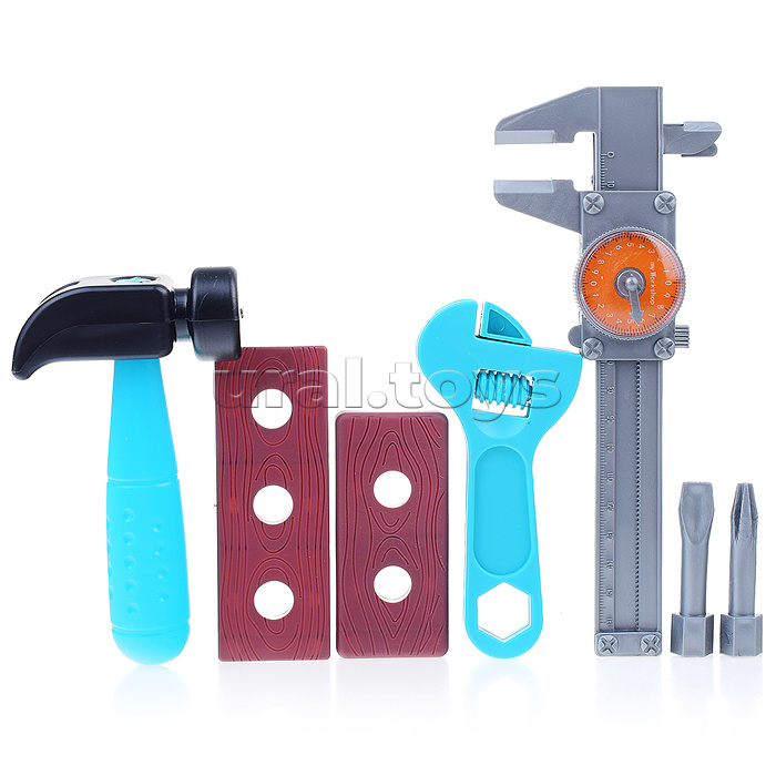 Набор инструментов "Умелый мастер" синий, в пакете