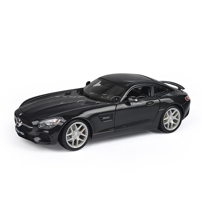 Машинка die-cast Mercedes-AMG GT, 1:18, чёрная, открывающиеся двери