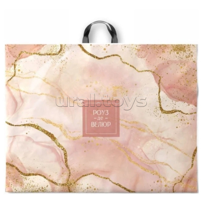 Пакет ПЭ с петлевой ручкой 38x34+3см "Мгновение"