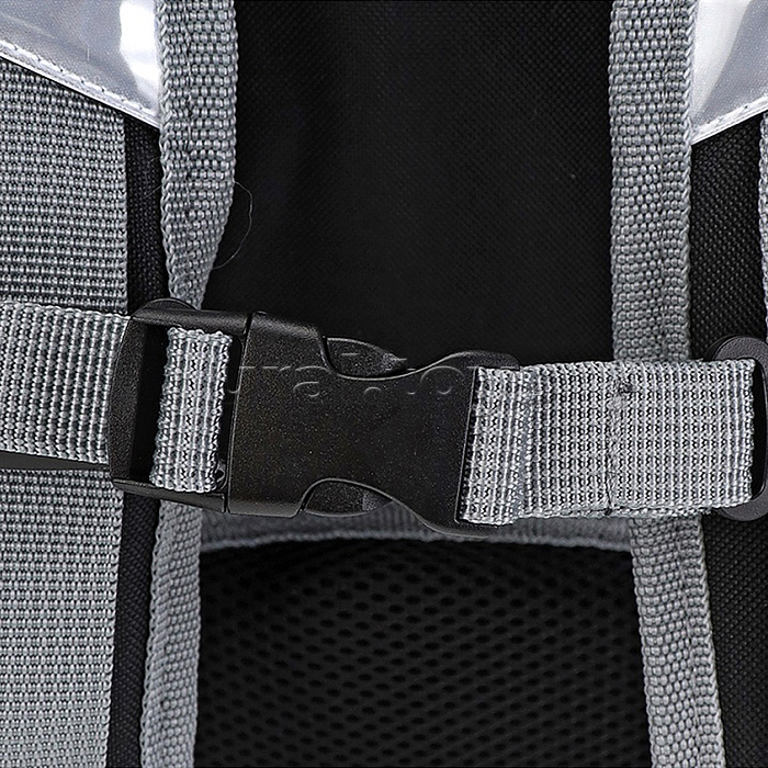 Школьный формованный ранец "Драйв" черный. брелок в комплекте, 38х23х20 см