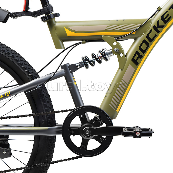 Велосипед 24" Rocket Azkar Pro, цвет хаки, размер 15"