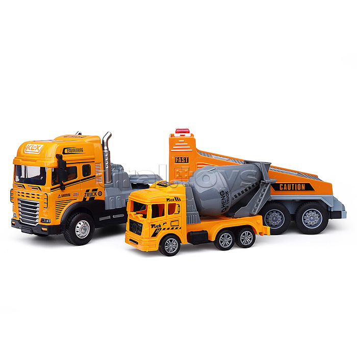 Машина "Перевозчик спецтехники" ( свет,звук) в коробке