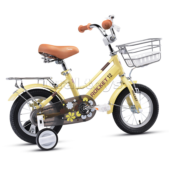 Велосипед 12" Rocket Emma, цвет желтый