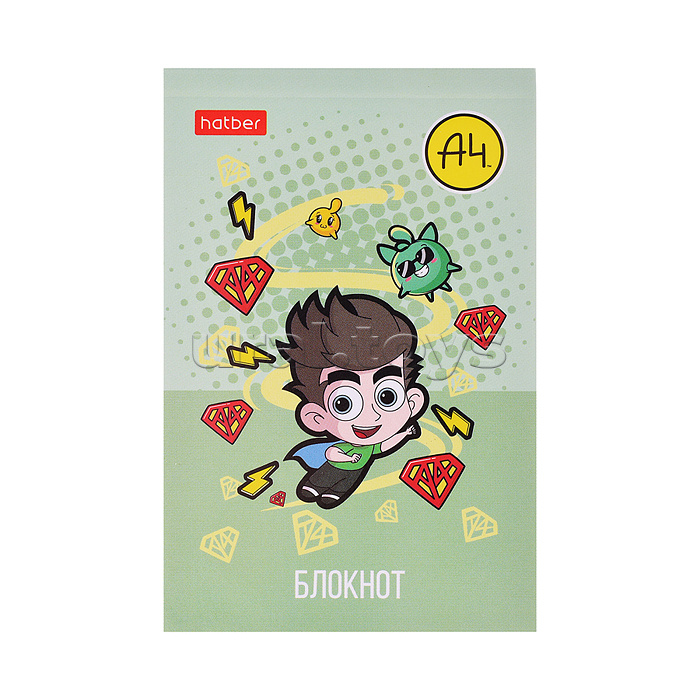 Блокнот А7 48л клетка "Влад А4" в Дисплее  52 шт