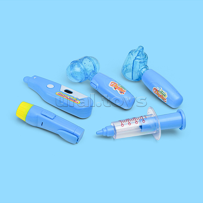 Набор доктора "Терапевтический набор" в пакете (цвет голубой)