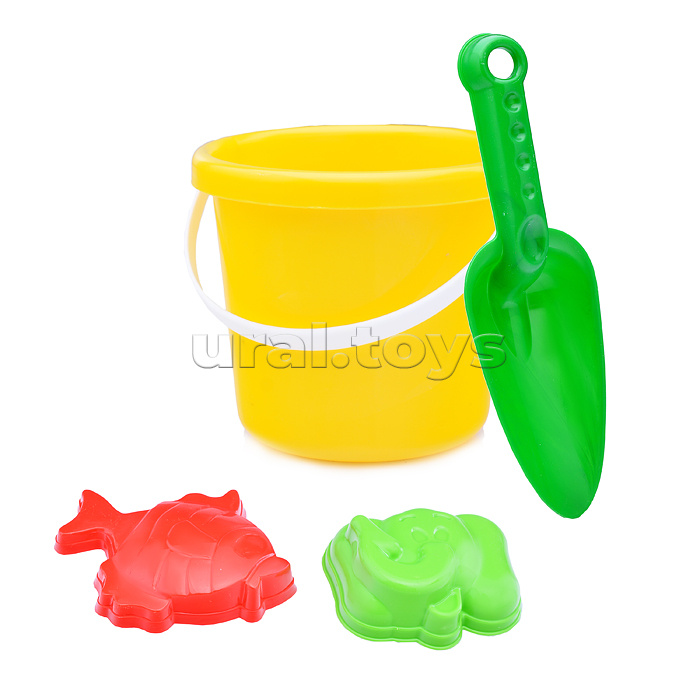 Авто Грузовик "Тюльпан" + Песочн. набор (ведро мини, совок, 2 форм.)