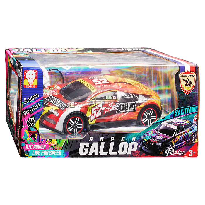 Машина "Супер дрифт" на р/у, 27 MHz, в коробке