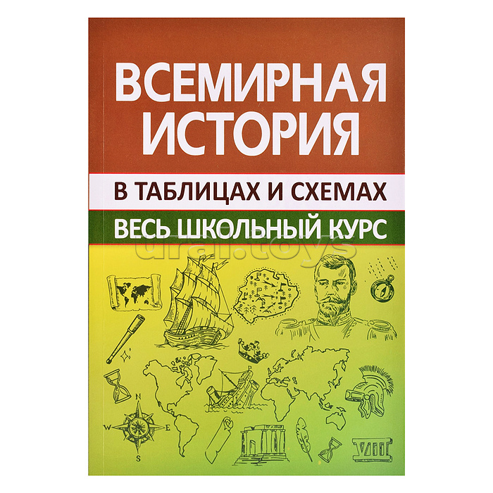 Весь школьный курс в таблицах и схемах. Всемирная история