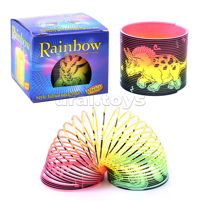 Игрушка-пружинка "Дино парк-2" в коробке