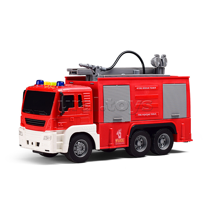 Машина "Эко-транс" 1:16 (свет, звук) в коробке (цвет красный)