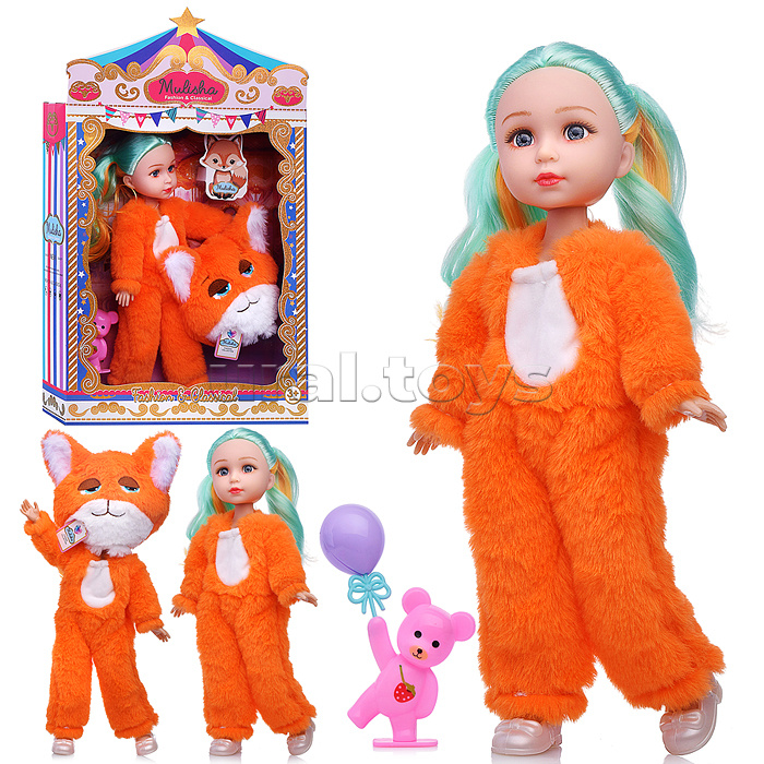 Кукла "Белла" в костюме лисички, в коробке