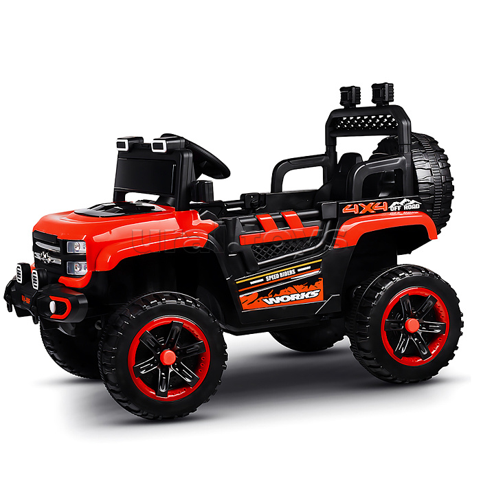 Электромобиль детский "Покоритель гор" (цвет красный)
