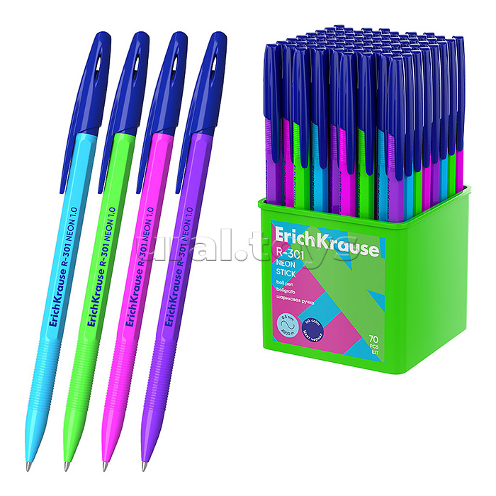 Ручка шариковая R-301 Stick Neon 1.0, цвет чернил синий Ручка шариковая R-301 Stick Neon 1.0, цвет чернил синий